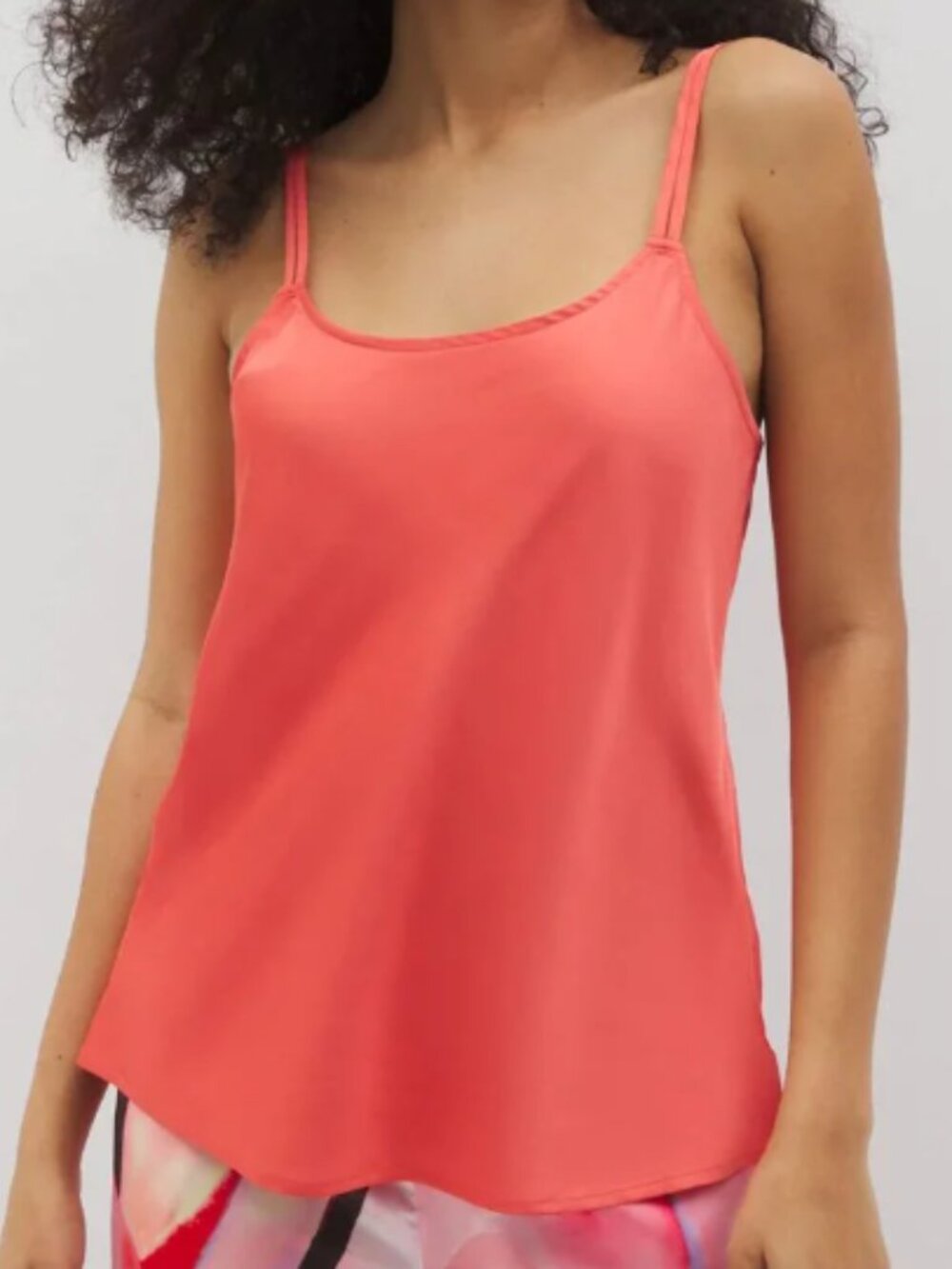 NWT Soma Satin Double Strap Pajama Cami - Deep Sea Coral - XXL